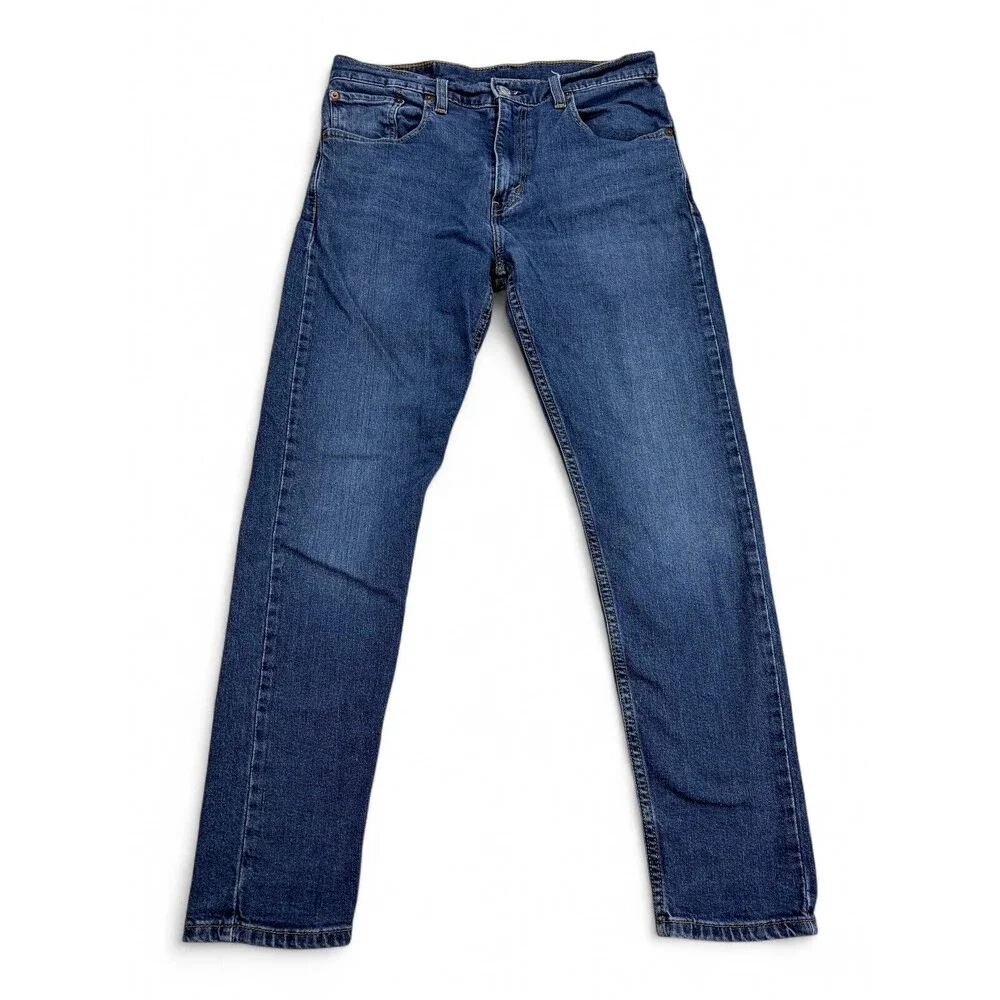 Levi's Men's‎ Slim Straight Jeans W32 L30 Mid Dark Wash